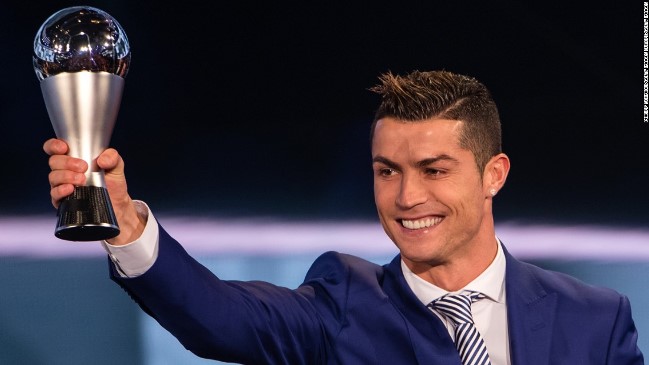 Ronaldo was the best FIFA Men’s Player in 2017