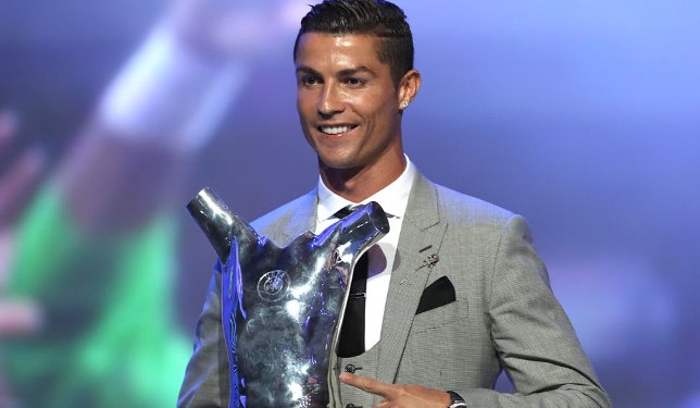 UEFA Men’s Player of the Year Award in 2014, 2016, and 2017