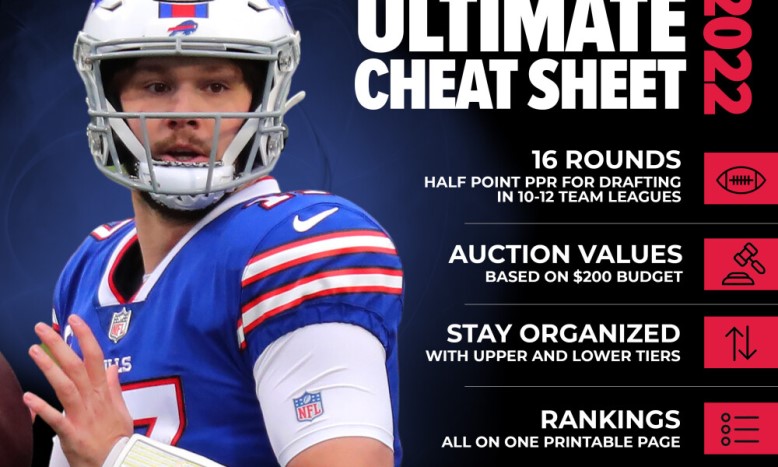 The Ultimate Fantasy Football Cheat Sheet