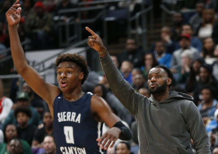 LeBron James' son narrows down the list of colleges as he seeks candidates for Bronny James