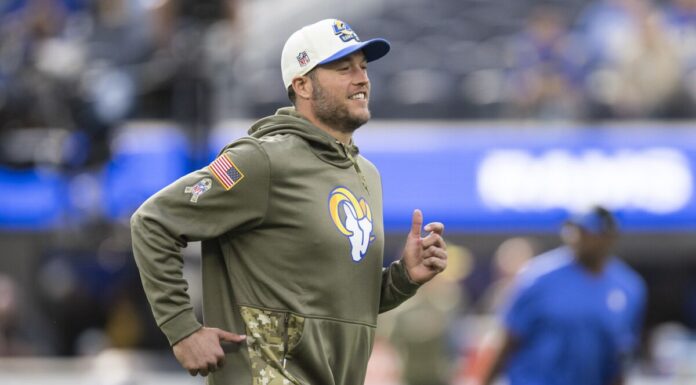 Matthew Stafford I’m not 25, but I definitely feel good