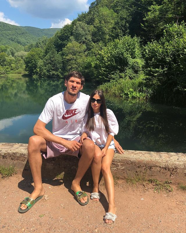 Boban Marjanovic tied the knot with Milica Krstic