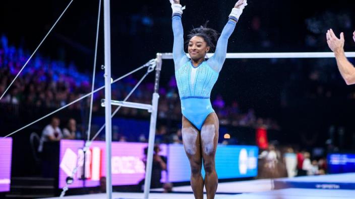 Simone Biles wins the 20th gold medal