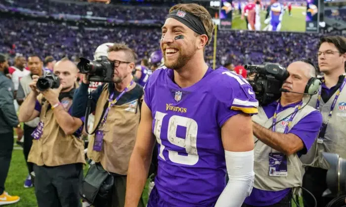 Where is Adam Thielen ranked in the NFL?