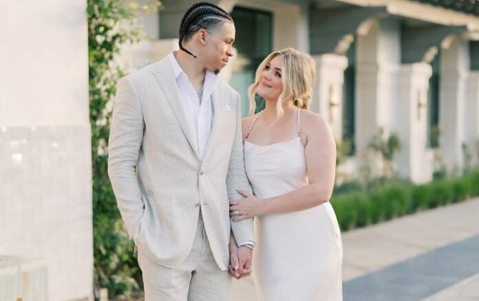Report on Packers' Christian Watson Marry Longtime Girlfriend Lakyn Adkins, where she wears Taylor Swift-inspired attire to the wedding reception