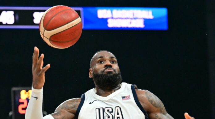 LeBron James Named Team USA Flag Bearer For Paris Olympics
