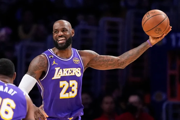 LeBron James Oldest Triple-Double NBA History Lakers Record