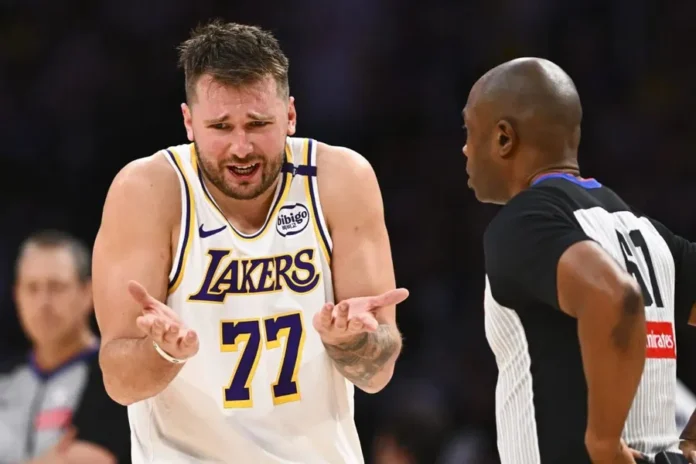 NBA Fines Luka Doncic $50,000 Over 'Money' Gesture Toward Official